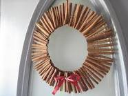 Cinnamon stick wreath Cinnamon wreath